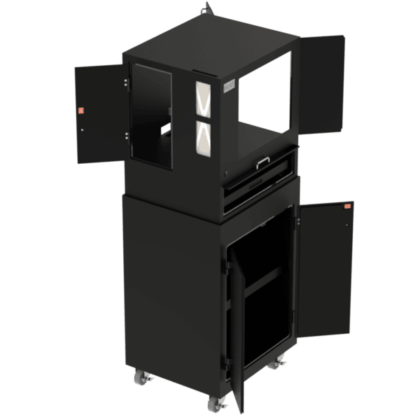 Environmental Mobile Workstation Enclosure - DFP320MKS - Image 2