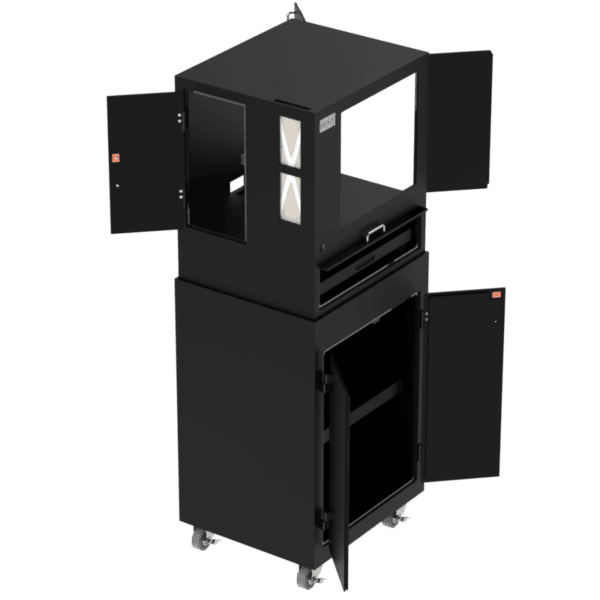 Environmental Mobile Workstation Enclosure - DFP320MKS - Image 2