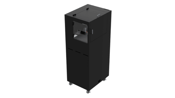 Computer and Barcode Printer Workstation Enclosure DFP320MKS-W-BP2 - Image 2