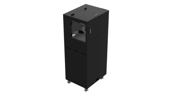 Computer and Barcode Printer Workstation Enclosure DFP320MKS-W-BP2 - Image 2
