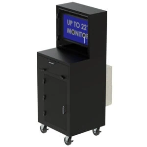 Mobile Air Conditioned Computer Workstation Enclosure - DFP350F-PF