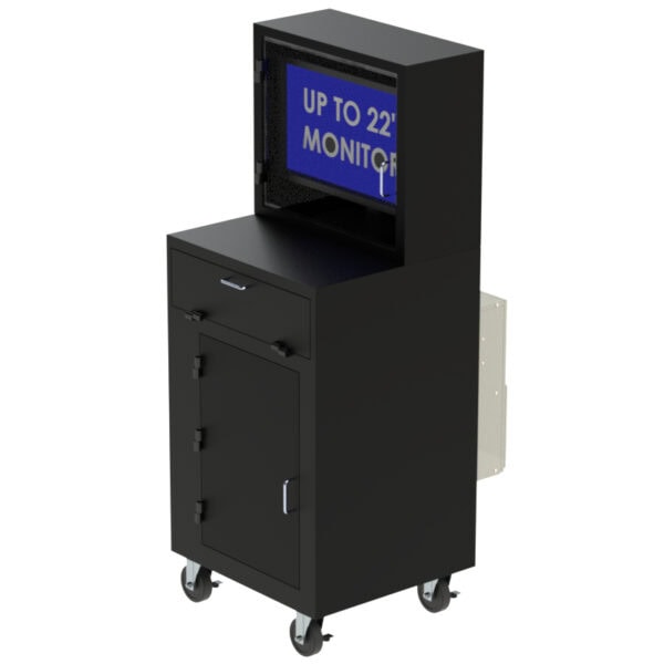 Mobile Air Conditioned Computer Workstation Enclosure - DFP350F-PF