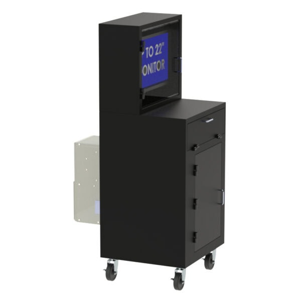 Mobile Air Conditioned Computer Workstation Enclosure - DFP350F-PF - Image 6