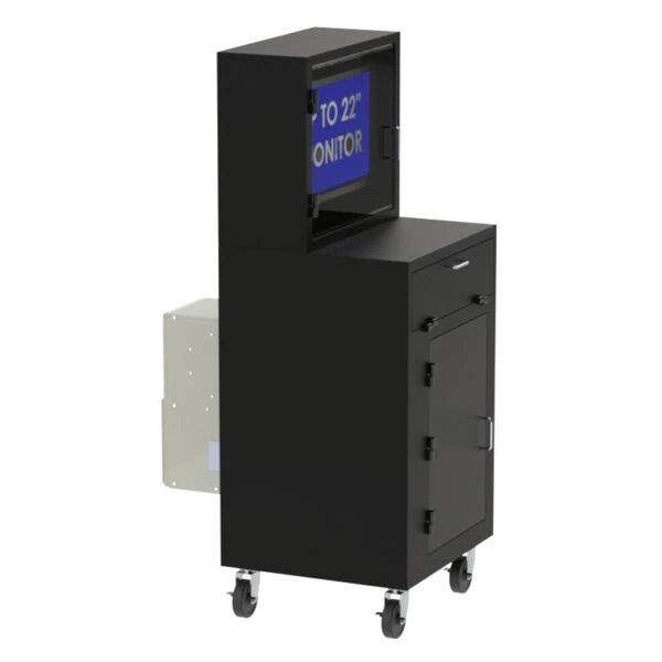 Mobile Air Conditioned Computer Workstation Enclosure - DFP350F-PF - Image 6