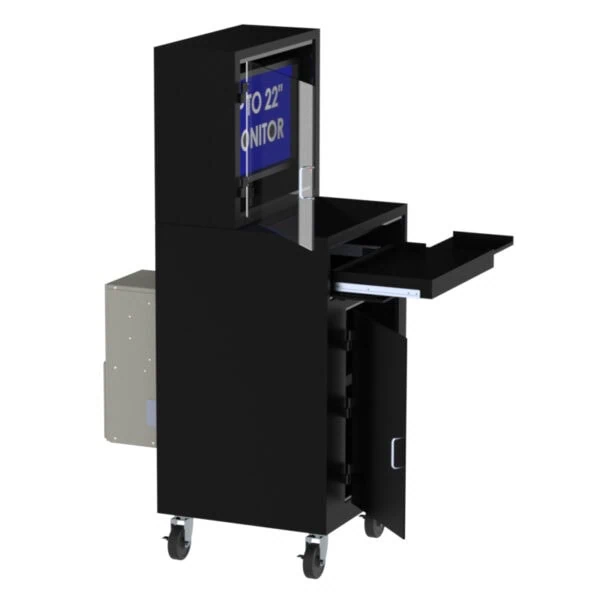 Mobile Air Conditioned Computer Workstation Enclosure - DFP350F-PF - Image 5