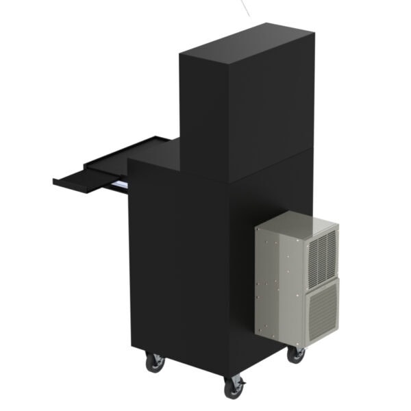 Mobile Air Conditioned Computer Workstation Enclosure - DFP350F-PF - Image 3