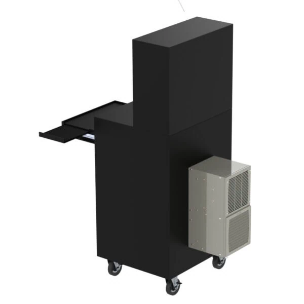 Mobile Air Conditioned Computer Workstation Enclosure - DFP350F-PF - Image 3
