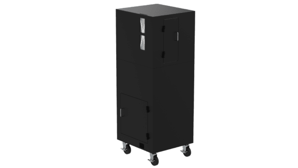 DFP355 Mobile Computer & Printer Workstation Enclosure - Image 2