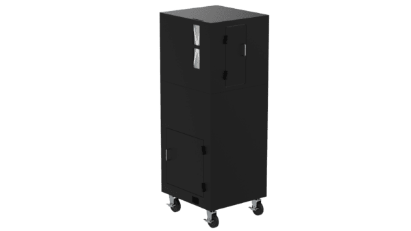 DFP355 Mobile Computer & Printer Workstation Enclosure - Image 2