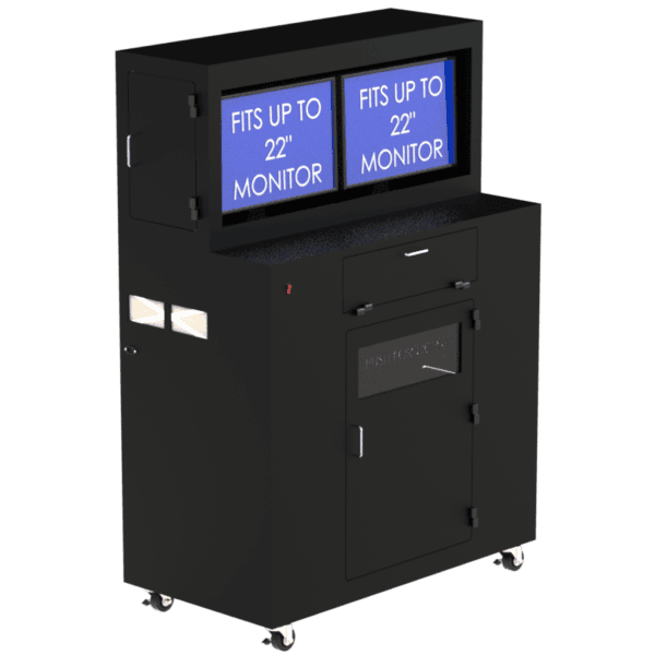 Dual-Monitor Dust-Free Workstation Enclosure - Image 5