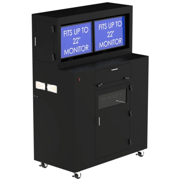 Dual-Monitor Dust-Free Workstation Enclosure - Image 5