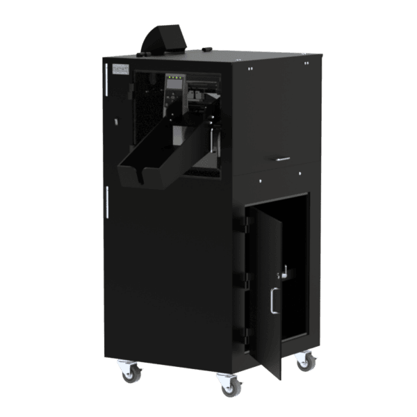 Barcode Label Printer Enclosure with External Label Catch - Image 3