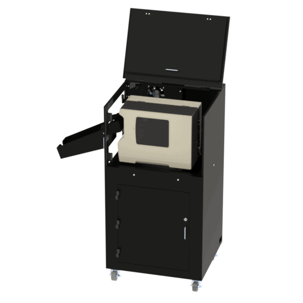 Barcode Label Printer Enclosure with External Label Catch - Image 5