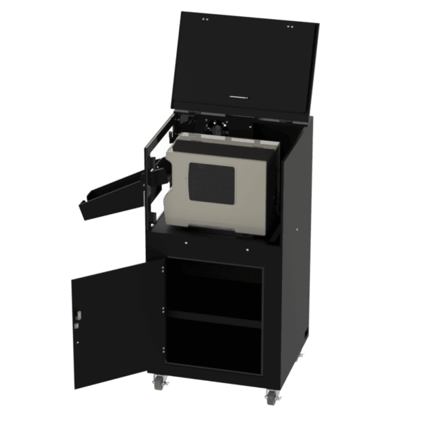 Barcode Label Printer Enclosure with External Label Catch - Image 8