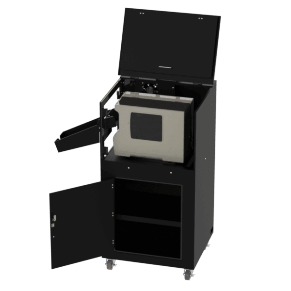 Barcode Label Printer Enclosure with External Label Catch - Image 8