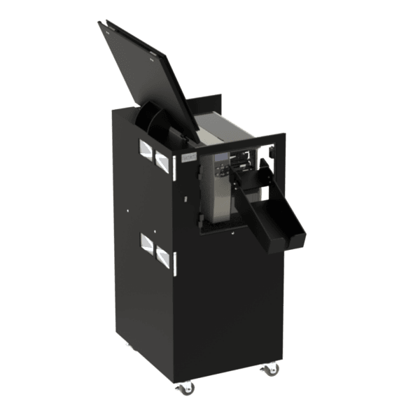 Barcode Label Printer Enclosure with External Label Catch - Image 9