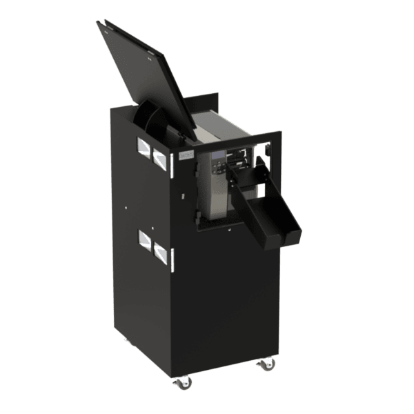 Barcode Label Printer Enclosure with External Label Catch - Image 9