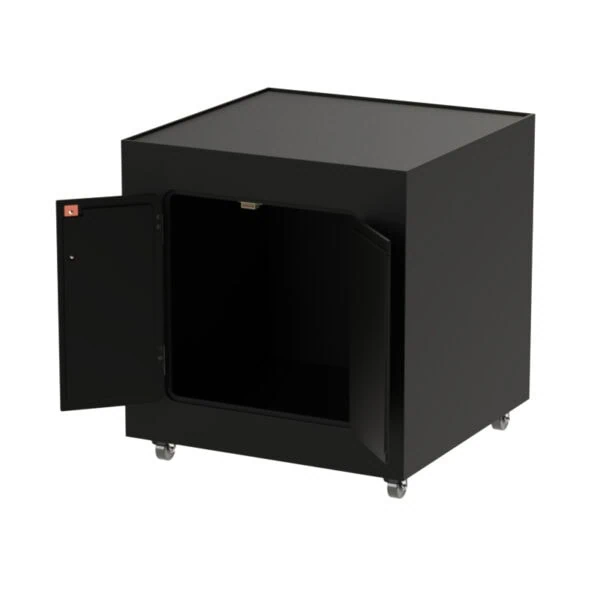 Printer Enclosure Stand with Storage Compartment DFP400P-ZSA - Image 2