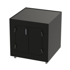 Printer Enclosure Stand with Storage Compartment DFP400P-ZSA