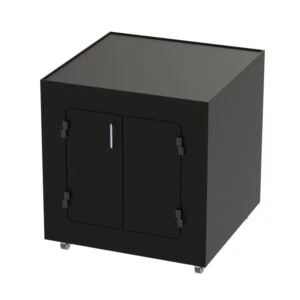 Printer Enclosure Stand with Storage Compartment DFP400P-ZSA