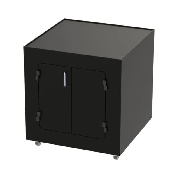 Printer Enclosure Stand with Storage Compartment DFP400P-ZSA
