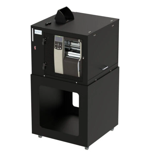 Barcode Printer Enclosure Stand with Front to Rear Passthrough - Image 7