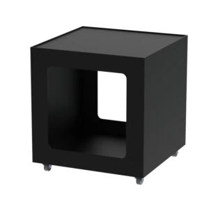 Barcode Printer Enclosure Stand with Front to Rear Passthrough