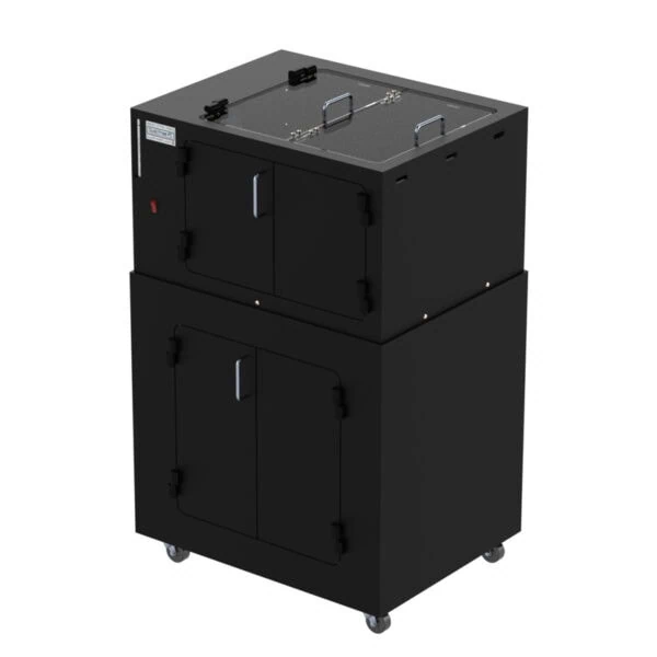 Printer Enclosure Stand with Storage Compartment DFP400P-ZSA - Image 5