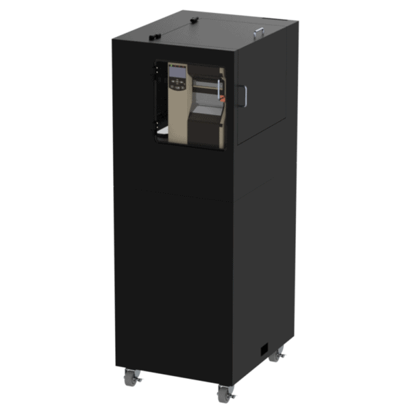 Mobile Workstation for Laser Jet and Barcode Printer, 22 Inch Monitor and Keyboard - Image 7