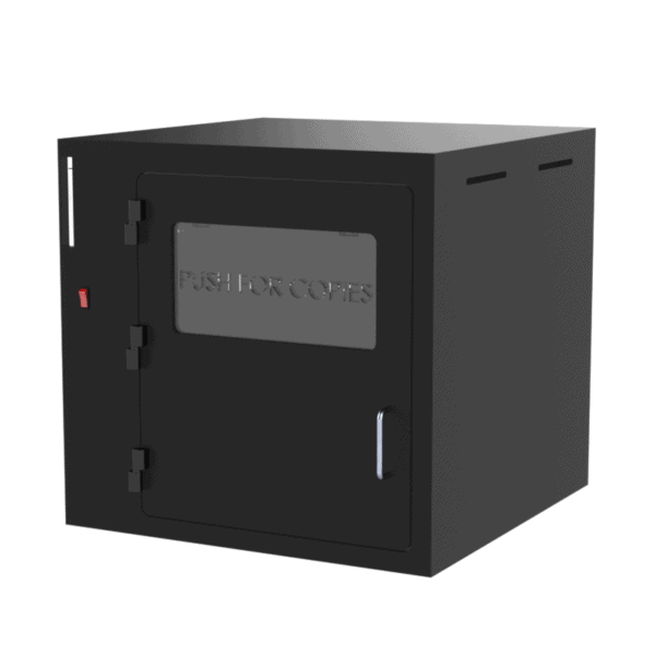 Printer Enclosure with Push for Copies Easy Paper Retrieval Door - Image 2
