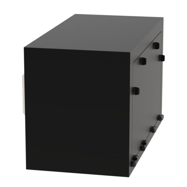 Laser head enclosure with closed-loop cooling for wet environments
