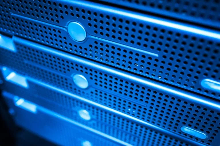 An Network servers in data room
